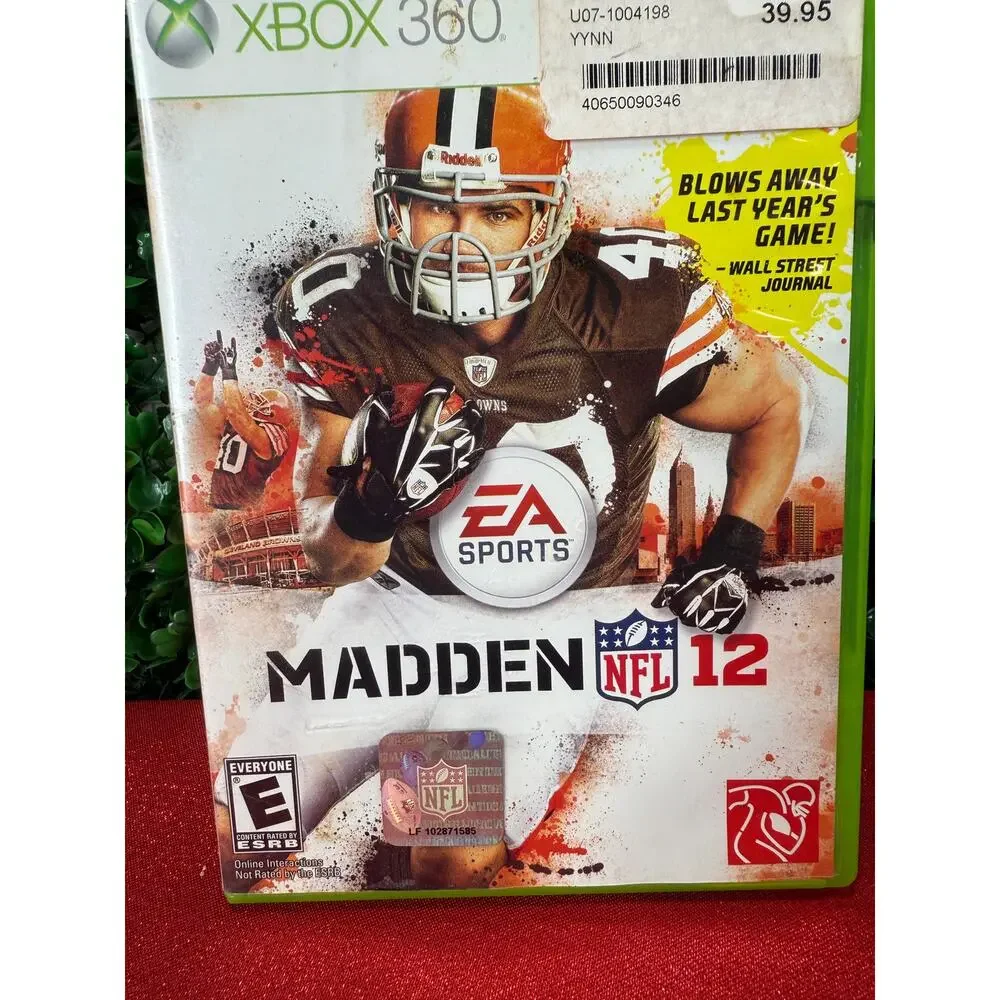 Madden NFL 12 Xbox 360 EA Sports Football Game 2011 - No Manual
